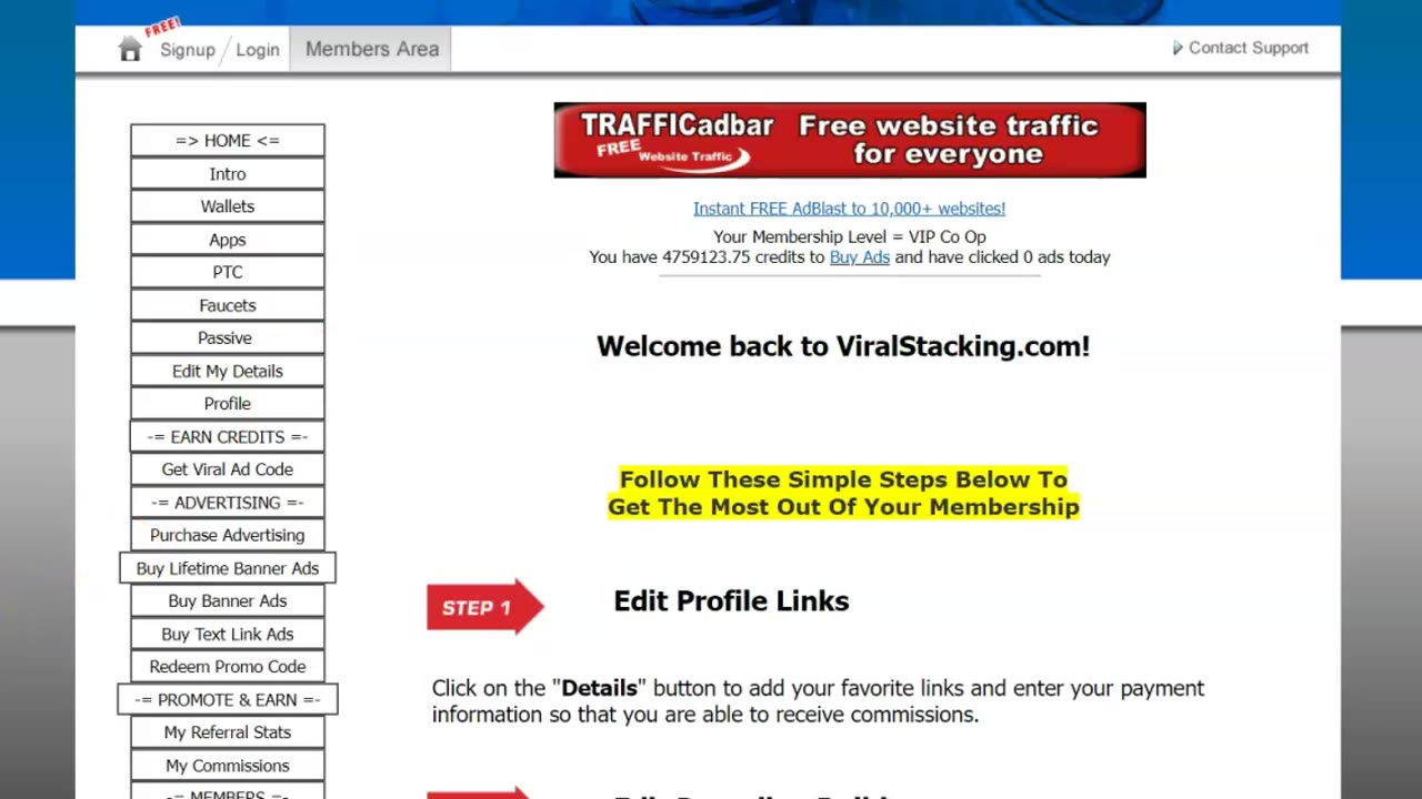 ViralStacking.com Tutorial