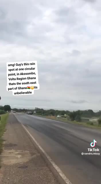 Biblical Times. Crazy rain spot.