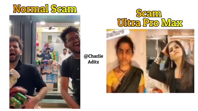 Normal Scam Vs Scam Ultra Pro Max !! Memes #girlvsboymemes