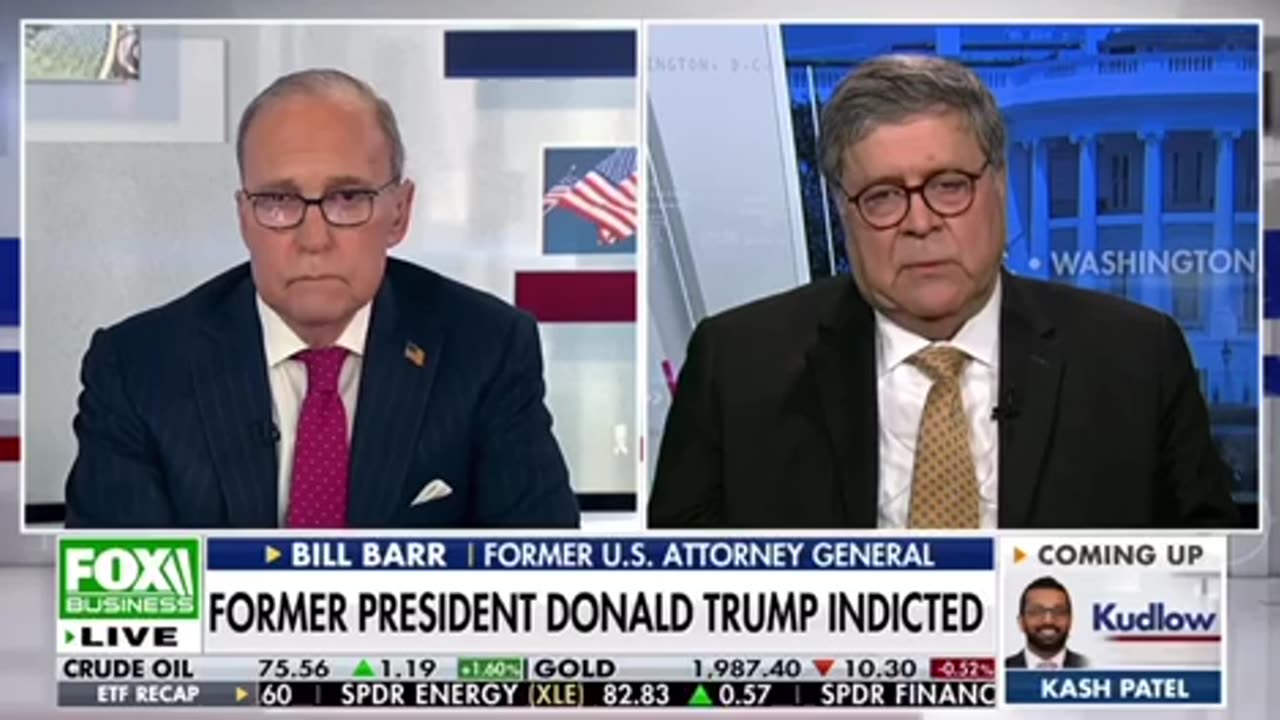 Bill Barr on Trump Indictment - We’ve Crossed the Rubicon & it’s an Abomination