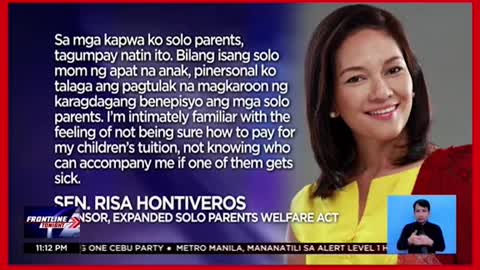 Expanded Solo Parents Welfare Act, naging batas na