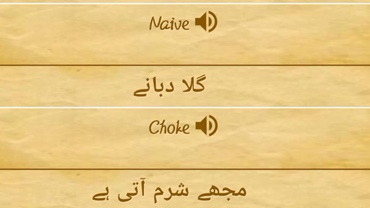 Modern Vocabulary words with meaning.