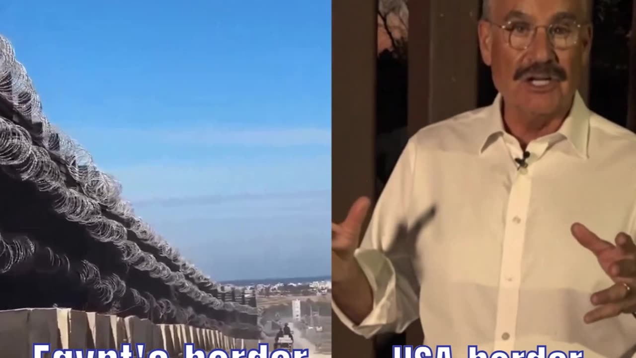 Egypt's border with Gaza vs USA's border with Mexico