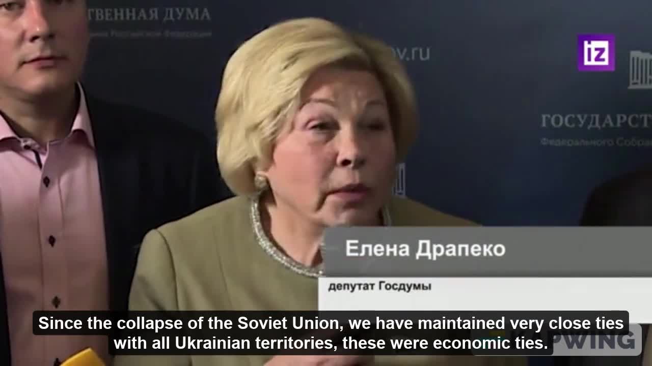 State Duma Deputy, Elena Drapeko - Helping The Donbas After the Referenda