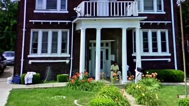 2009: A Family is enjoying the day at their house in Detroit, Michigan