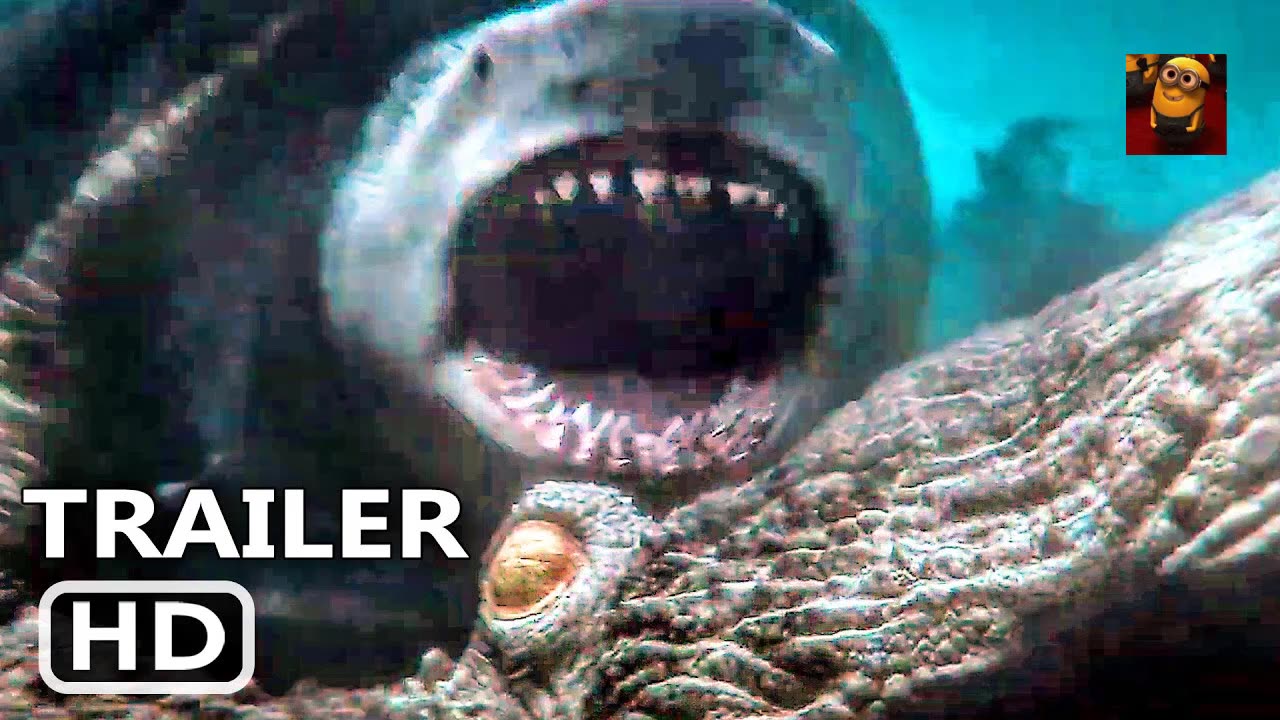 MEG 2 _Megalodon fights Kraken_ Trailer (2023) Jason Statham