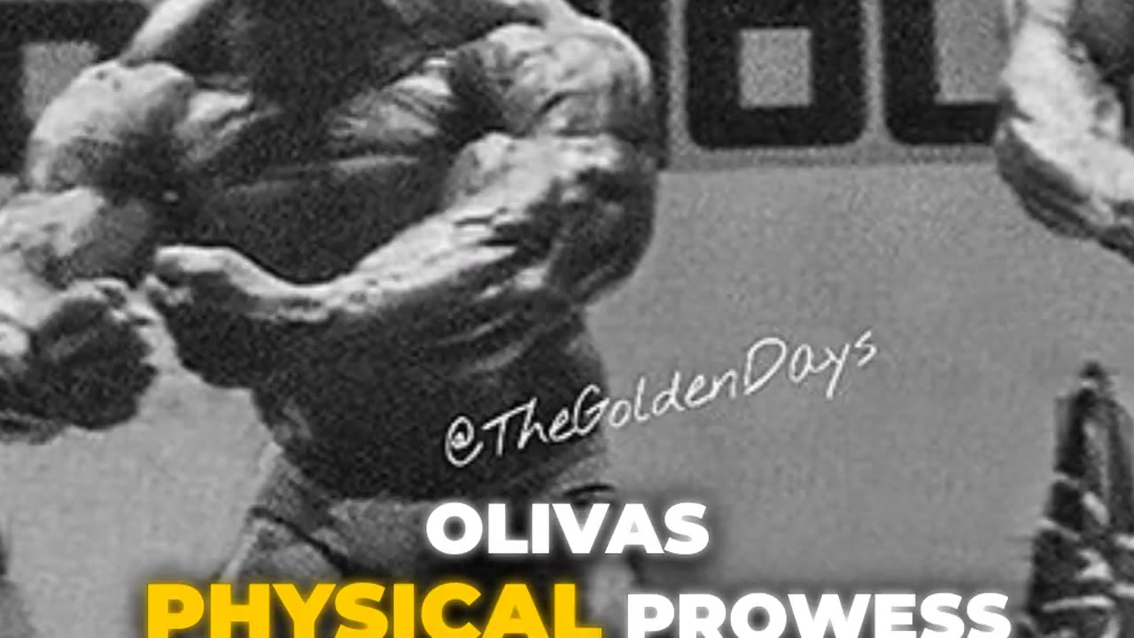 This is Sergio Oliva - THE MYTH and the most genetically blessed bodybuilder of all time.