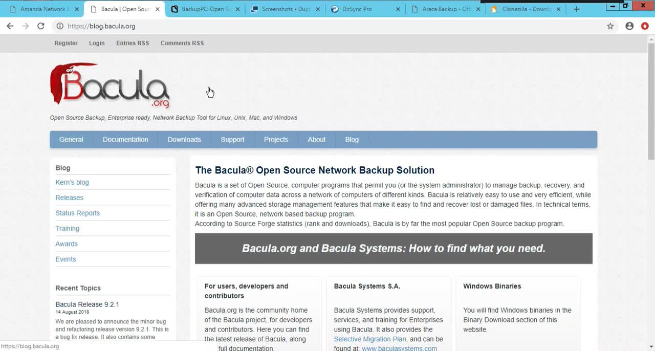 Open Source Computer Backup Software #backup