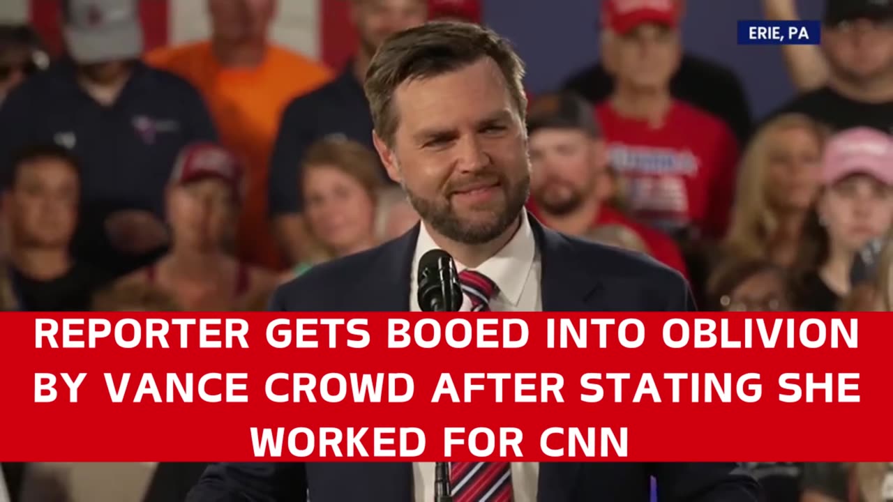 Reporter Gets Booed Into OBLIVION By Vance Crowd After Stating She Worked For CNN