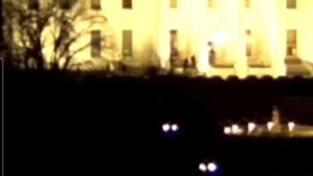 White House Flashing Lights Everywhere 03.11.21