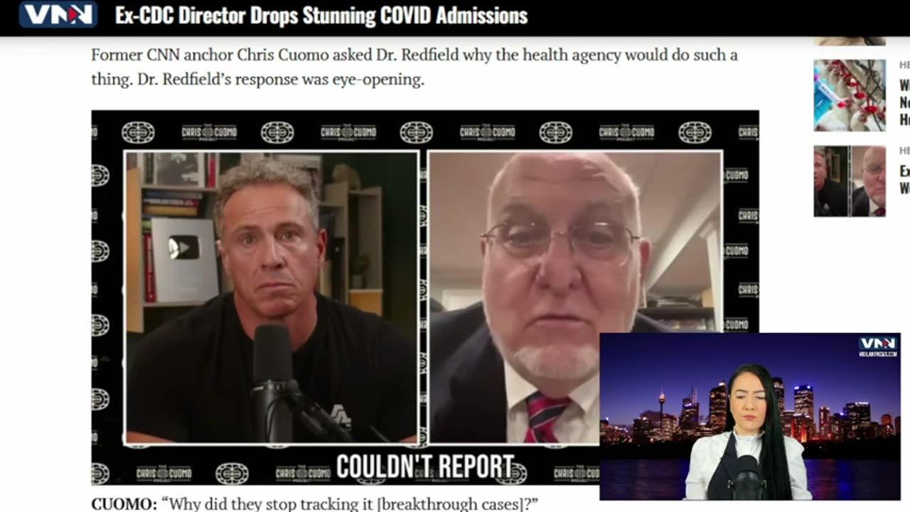 Ex-CDC Director Drops Stunning COVID Admissions