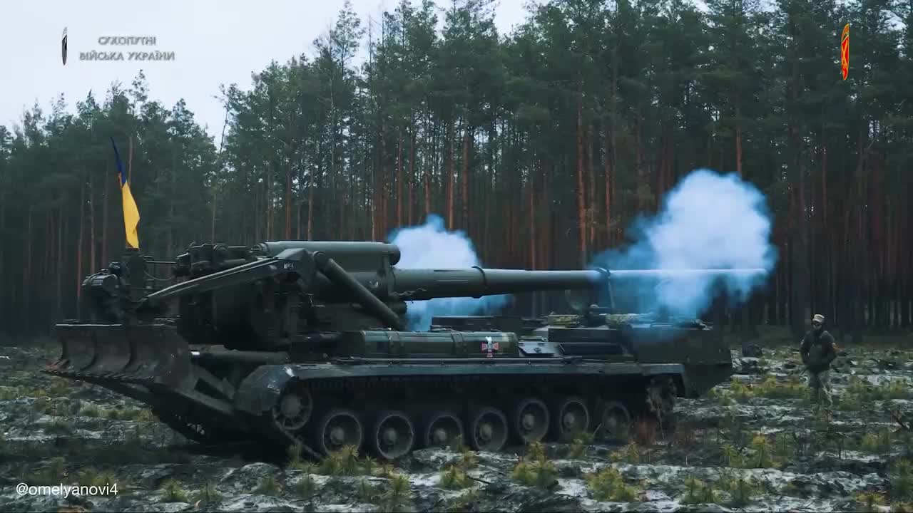 UKRAINIAN GROUND FORCES DEMONSTRATED THE ACTION OF UKRAINIAN PION GUNS