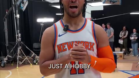 NEW YORK KNICKS - we asked the guys why they wear their jersey numbers. 🤔