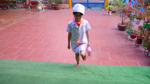 Kids playing indoor games