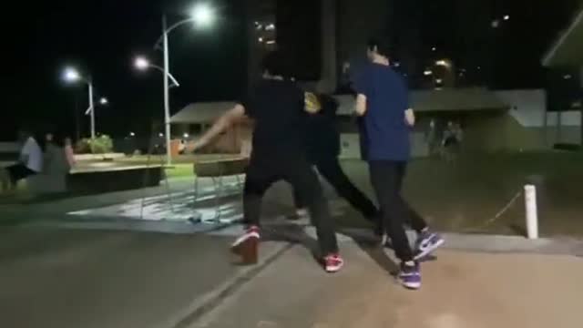 I was scared We danced and look what happened Watch until the end