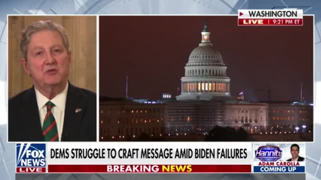 Sen. John Kennedy slams Biden for ignoring the actual causes of skyrocketing inflation