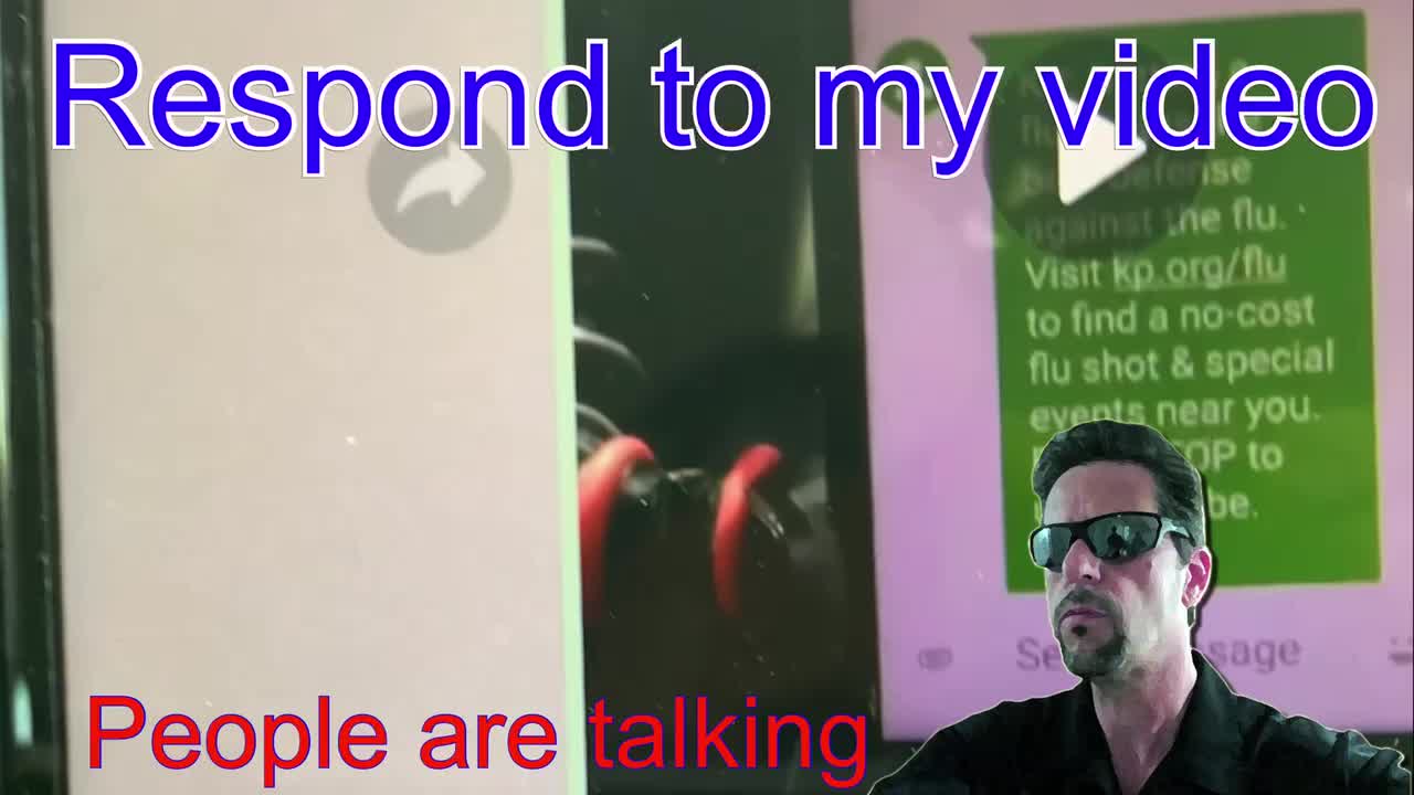 Respond to my previous video