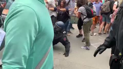 Berlin, rally against lockdown