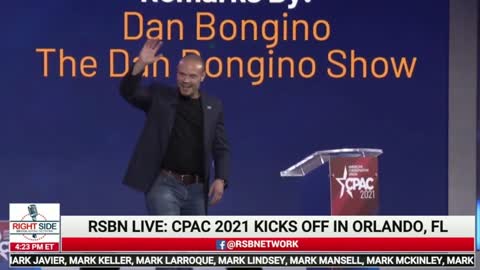 Dan Bongino gives encouraging talk at CPAC