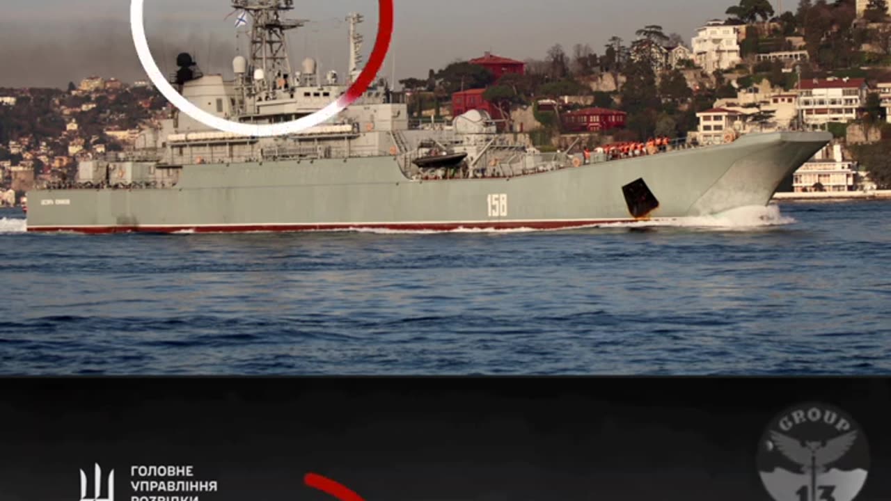 Russian Landing Ship Caesar Kunikov Sunk Off Crimea,Says Ukraine #trendnews