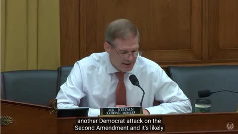 Jim Jordan Calls Out Left's Lies on Gun Control