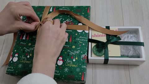 Christmas gift unboxing