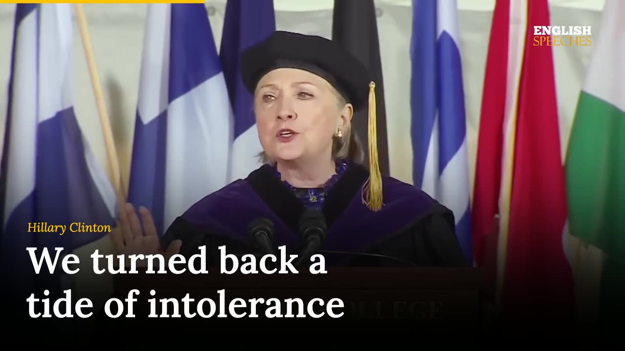 ENGLISH SPEECH HILLARY CLINTON Commencement Speech (English Subtitles)