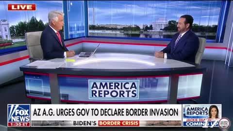 Arizona AG Mark Brnovich Is Urging the governor to declare an invasion.