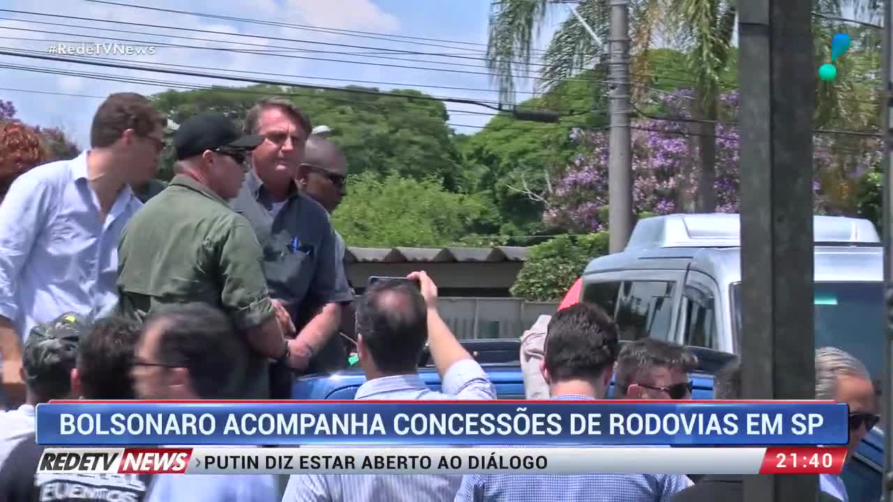 Bolsonaro acompanha concessões de rodovias em São Paulo as tarifas serão reduzidas