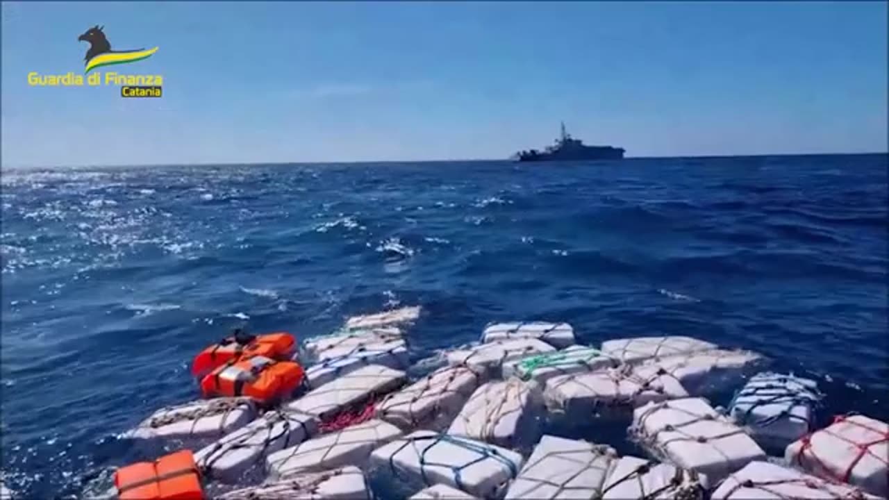 Police Seize Two Tons Of Cocaine Floating Off Italian Island