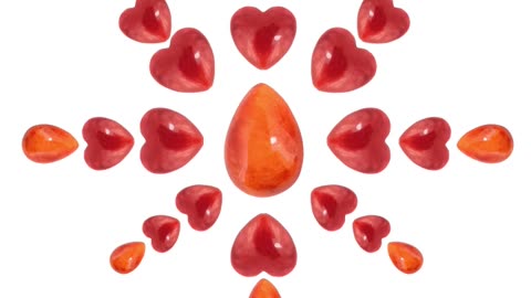 Spiny oyster cabochon heart shape square shape and pear-shape size 5mm 6mm 5*8mm 06