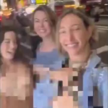 White tourists exposing themselves in public in Japan.mp4