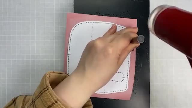 Nail The Drawings To The Leather Cloth