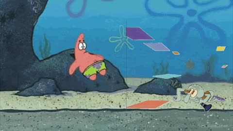 Squidward Is Playing With Tiles While Squidward Reveals The Truth