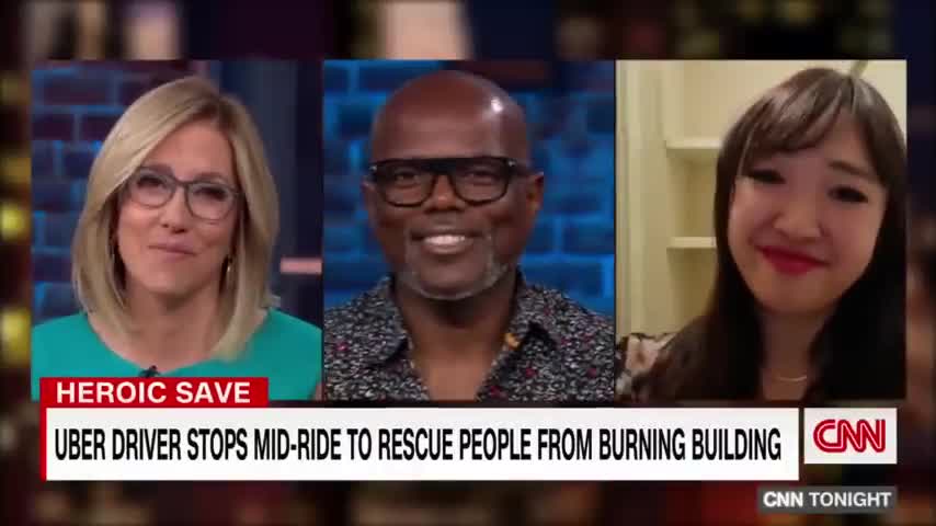 CNN speaks with Uber driver who stopped mid-ride to rescue people