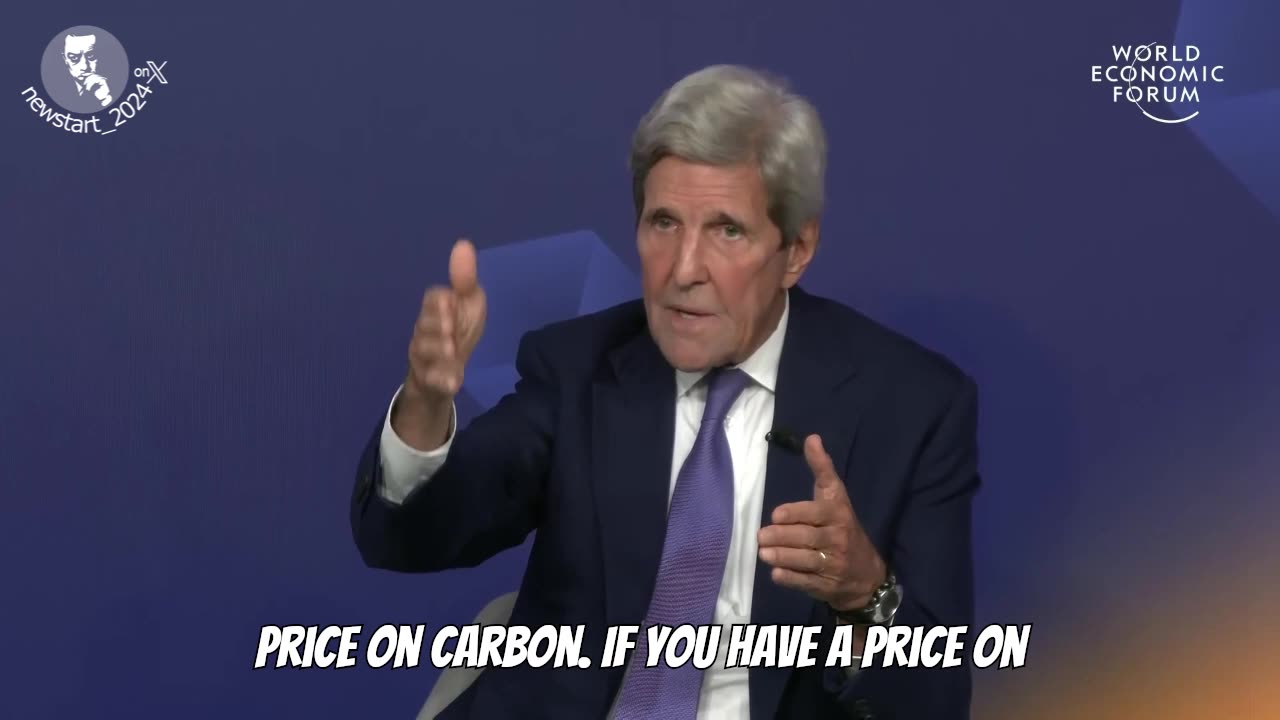 John Kerry about carbon pricing