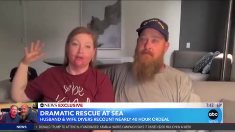 2 divers stranded at sea for nearly 40 hours detail harrowing rescue | ABC 7
