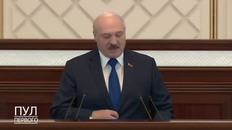 Lukashenko comes back to his usual rhetoric