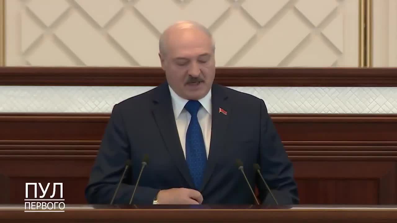 Lukashenko comes back to his usual rhetoric