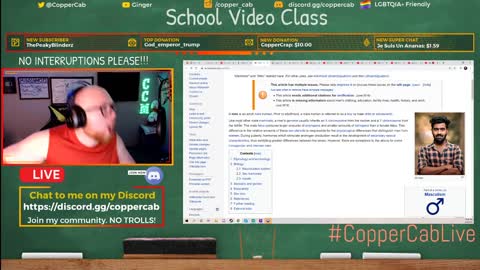 What is a MAN? [Deleted Coppercab Stream]
