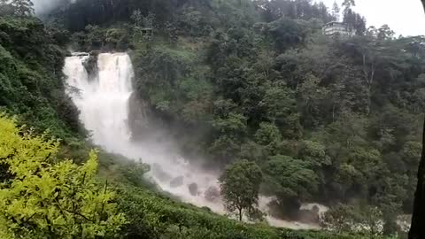 Babarakanda waterfall in sri lanka #andrewtate