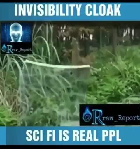 想來一件嗎？“真實的發明_隱形斗篷Invisibility Cloak”～
