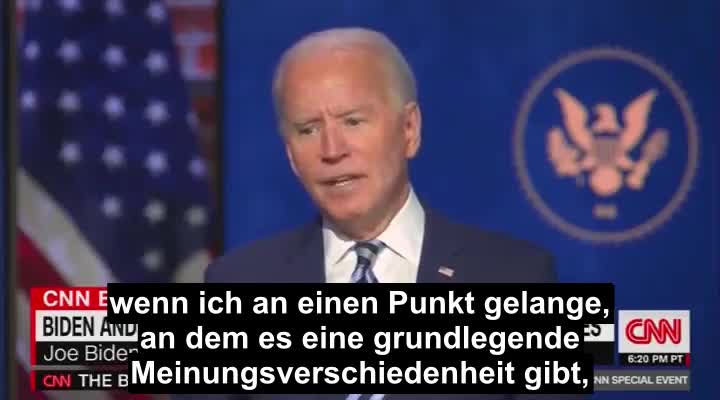 Biden: ... then I say I developed some disease and I have to resign