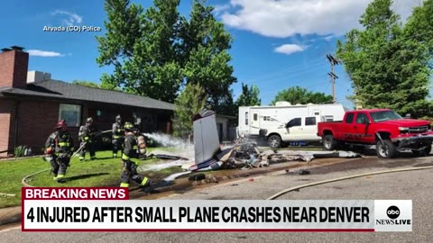 4 injured after small plane crash near Denver ABC News