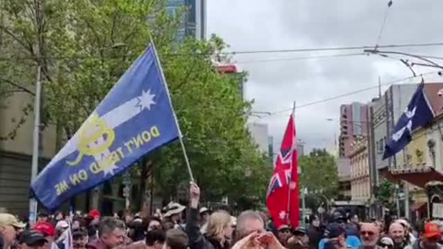 Melbourne Protest Freedom Rally 13th November 2021