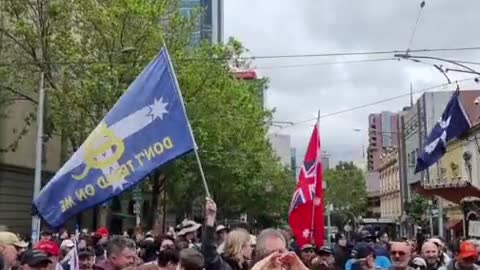 Melbourne Protest Freedom Rally 13th November 2021