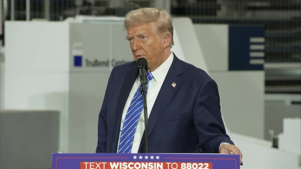 President Trump full speech at campaign event in Waunakee, WI