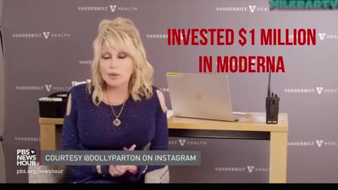 DOLLY PARTON IS RESPONSIBLE FOR THE INJURIES AND DEATHS OF MILLIONS OF AMERICANS ~SHE INVESTED A MILLION DOLLARS IN MODERNA