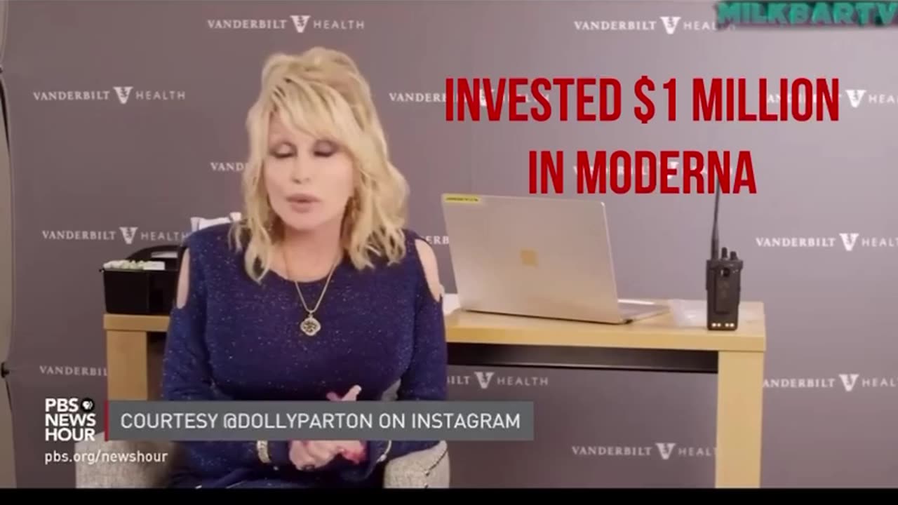 DOLLY PARTON IS RESPONSIBLE FOR THE INJURIES AND DEATHS OF MILLIONS OF AMERICANS ~SHE INVESTED A MILLION DOLLARS IN MODERNA