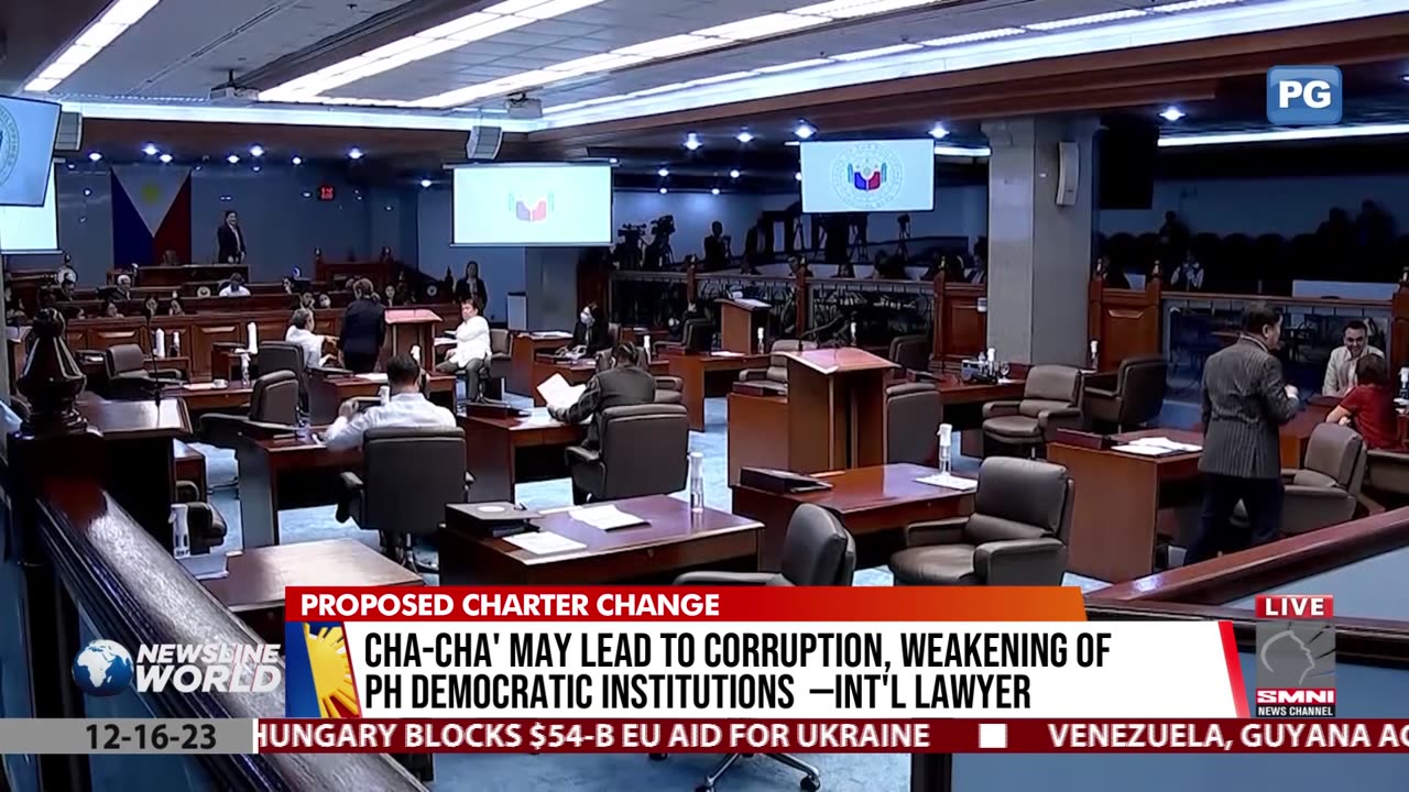 Charter Change may bring economic, political instability to Philippines –int'l lawyer